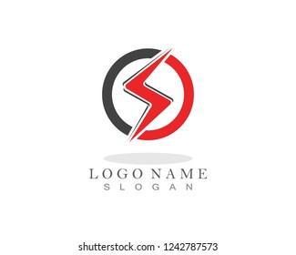 Flash S Logo and symbol template