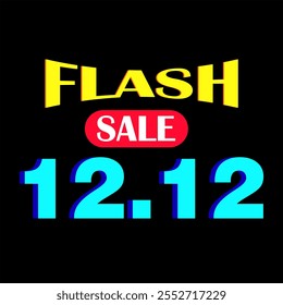 flash sale 12.12 business banner