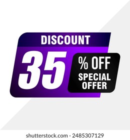¡Venta Flash! Hasta 35% de descuento en color degradado para diseño de Anuncio 