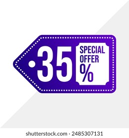 ¡Venta Flash! Hasta 35% de descuento en color degradado para diseño de Anuncio 