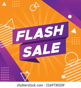 flash sale abstract background vector design