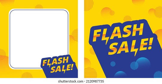 Flash sale background design for social media and other platforms both digital and print
