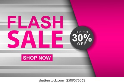 Fondo del Anuncio de la venta del flash, Plantilla del diseño del Vector para el acontecimiento promocional