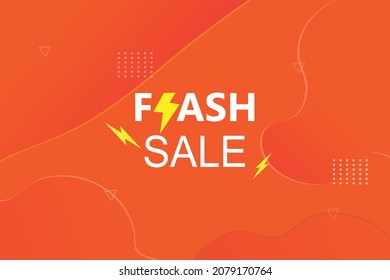 Flash sale banner design for backgroung.