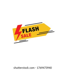 Flash Sale, banner design template,vector illustration