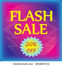 vector de diseño de banners de venta flash