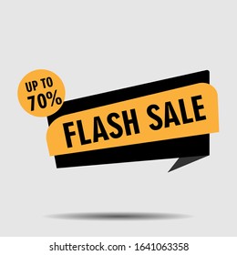 Flash Sale Banner design.Super sale banner. Weekend special discount or discount banner design template. Vector Design with eps.10 for free royalty