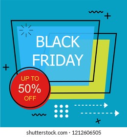 Flash Sale Banner Set Elements Vector Illustration