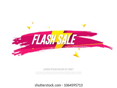 flash sale banner template design