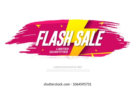 flash sale banner template design