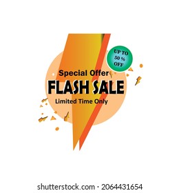 Flash sale banner template design