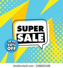 Flash Sale banner template design.Vector illustration.