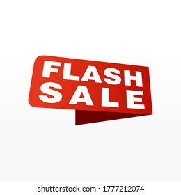 Diseño de plantillas de banner Flash Sale.Ilustración vectorial.