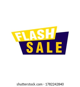 Flash Sale banner template design.Vector illustration.