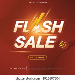 Flash Sale banner template design.Vector , price tags, Sales Label, illustration