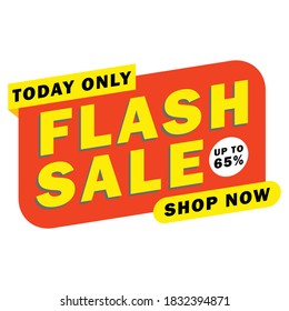 planilla de banner de venta flash diseño vectorial propósito para marketing de medios sociales