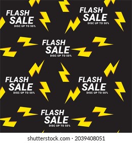 plantilla vectorial de banner de venta flash.