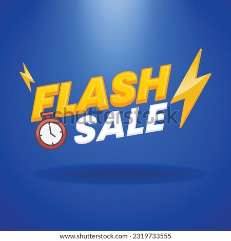 Flash sale banner for website