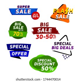 Flash sale, big sale, big deals, discount template. easy to edit.