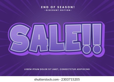 Flash Sale big promo text effect, easy custom, modern style header or title promotion product or services, special offer discount sale, simple and clean background.