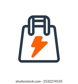 Flash-Verkauf für Black Friday Vector Icon