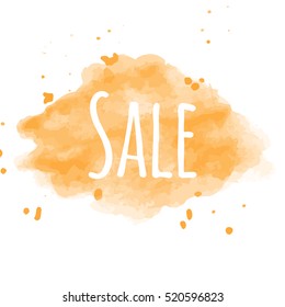 flash sale card, illustration in vector format