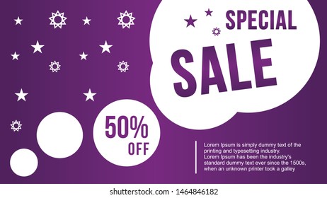 Flash Sale Design for business, Discount Banner Promotion Template