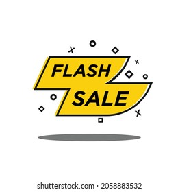 Flash Sale Design for Business.Discount and promotion Banner Template 