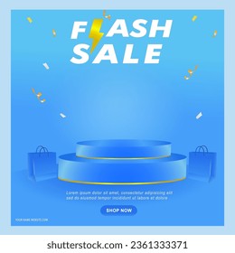 flash sale design social media promotion