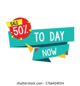 Flash sale discount banner template promotion
