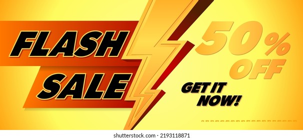 Diseño de banner de fondo vectorial de descuento por Flash. mega especial