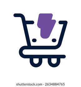 flash sale duotone icon. Sleek and modern vector icon for websites, mobile apps, marketing materials, and corporate design. Fully scalable and ready to use.