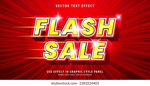 venta de flash efecto de texto editable con explosión de sol y estilo premium