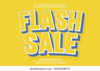 Flash Sale Editable Text Effect