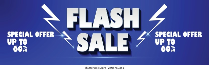 Flash sale flyer for your design,  can be used in online selling market flyer, product promotion, advertising, discount announcement, easily editable flyer, vector art illustration