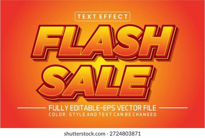 Flash sale font Text effect editable	