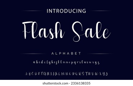 Grabado manual de 'Flash Sale' (vector)