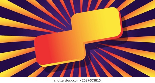 Plano de fundo de banner horizontal de venda flash, modelo de design vetorial para eventos promocionais