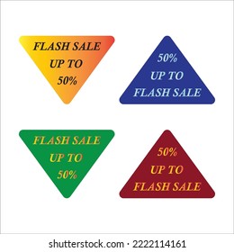 Logo des Flash-Verkaufssymbols, Vektordesign