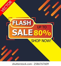 flash sale label banner promotion super price.