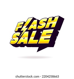 Flash sale label, Promotion Flash sale banner, price tag, hot sale, offer, price.