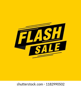 Flash sale labels banners