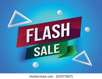 Flash sale offer tag. Banner design template for marketing. Special offer promotion or retail. background banner modern graphic design for store shop, online store, website, landing page
