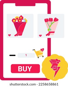 Flash Sale Online Shop Illustration