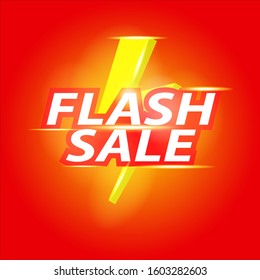 flash sale promo for bussiness. discount banner promotion template