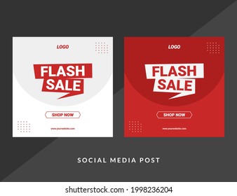 Flash Sale Promo Merdeka. Día de la Independencia de Indonesia. Bien utilizado para anuncios y publicaciones en medios sociales - Vector EPS 10