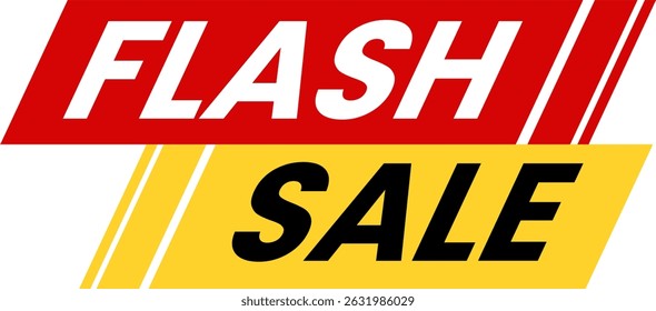 flash sale promotion banner illustration