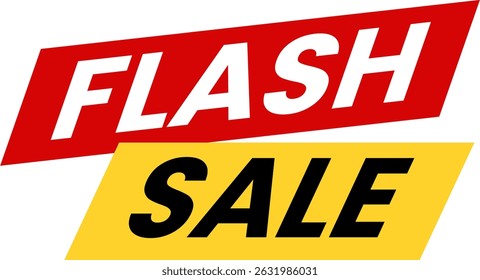 flash sale promotion banner illustration