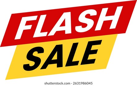 flash sale promotion banner illustration