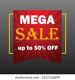 Flash sale promotion. Sale banner 
 Special offer limited in time. Get extra discount invitation. Commercial poster, coupon or voucher vector illustration
